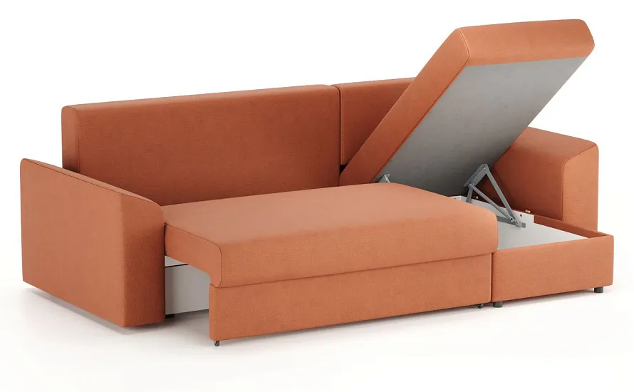 Диван угловой Арден Danco 412 оранжевый - 3 Диван угловой Арден Danco 412 оранжевый - 3