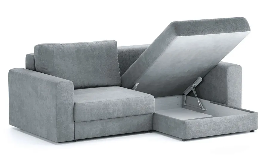 Диван угловой Ларсон 2М Nordic 83 серебристый - 3 Диван угловой Ларсон 2М Nordic 83 серебристый - 3