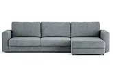 Диван угловой Ларсон 3М Nordic 83 серебристый - превью 1 Диван угловой Ларсон 3М Nordic 83 серебристый - превью 1